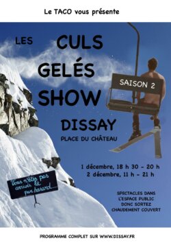 Affiche du festival des culs gelés show 2017