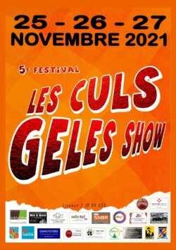 Affiche du festival des culs gelés show 2021