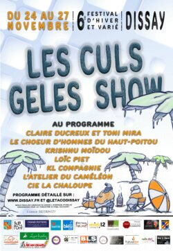 Affiche du festival des culs gelés show 2022